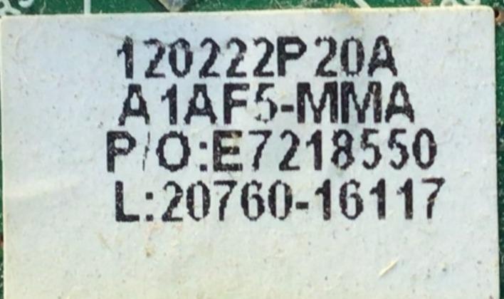 MAIN PARA TV PHILIPS / NUMERO DE PARTE A1AF5-MMA / BA17F1G0401 / A1AF5UH / 7218550FA / 1202010T / 120222P20A / MODELO LC320EM2 - Imagen 4